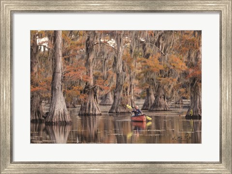 Framed Me in a Canoe Print