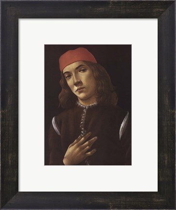Framed Portrait of Youth Print