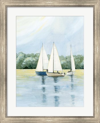 Framed Afternoon Sail I Print