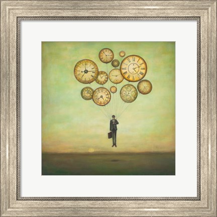 Framed Waiting for Time to Fly Print