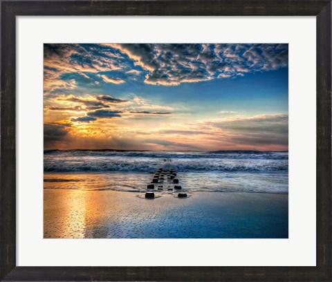 Framed Into the Sea Print
