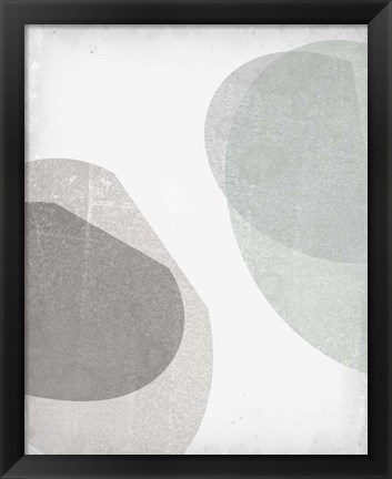 Framed Soft Shapes III Print