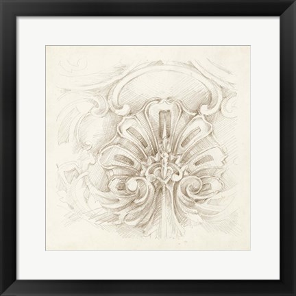 Framed Architectural Accent II Print