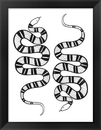 Framed Epidaurus Snake II Print