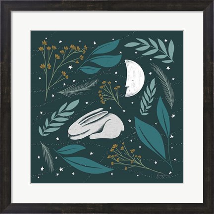 Framed Sweet Dreams Bunny IV Print