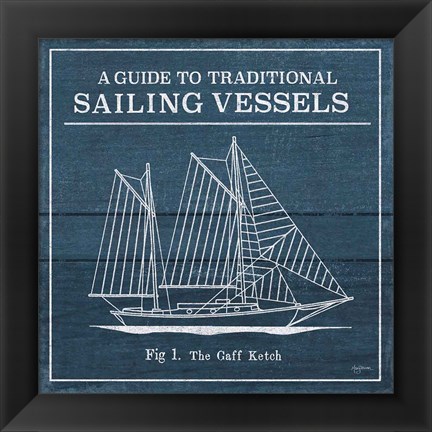 Framed Vintage Sailing Knots XI Print