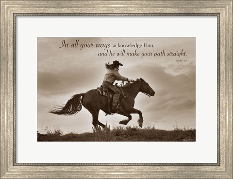 Framed Color me Gone (In all your ways...) Print