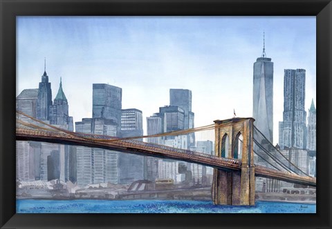 Framed NY Skyline Print