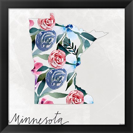 Framed Minnesota Print