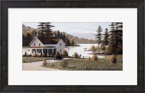 Framed Out on the Lake Print