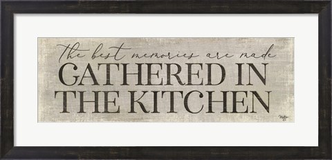 Framed Gathered in the Kitchen Print