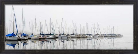 Framed Sailing Boats Panel Print