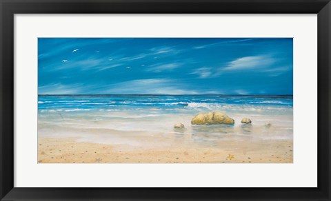 Framed By the Shore Print