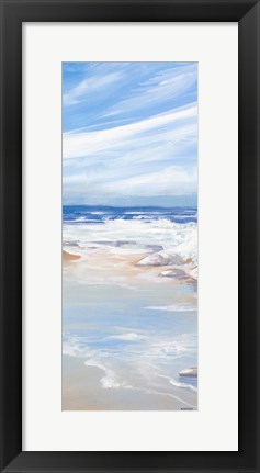 Framed Beach Panel I Print