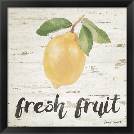 Framed Fresh Fruit Print