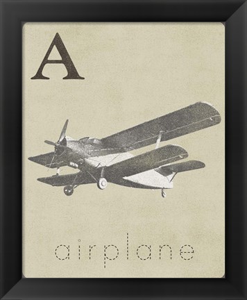 Framed is for Airplane Print
