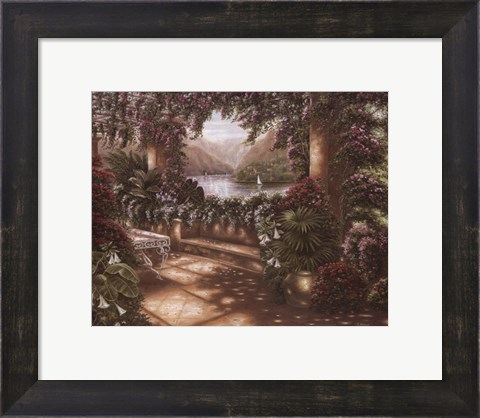 Framed Villa Scaletta Print