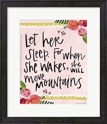 Framed Move Mountains Print