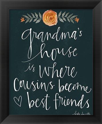 Framed Grandma&#39;s House Print