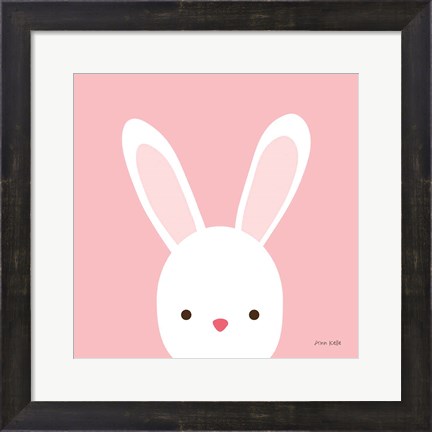 Framed Cuddly Bunny Print