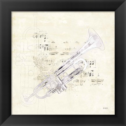 Framed Musical Gift VI Print