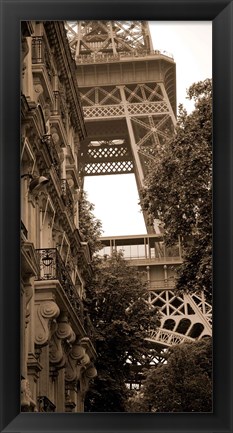 Framed La Tour Eiffel II Print