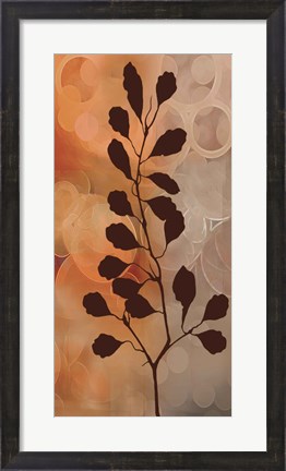 Framed Flora I Print