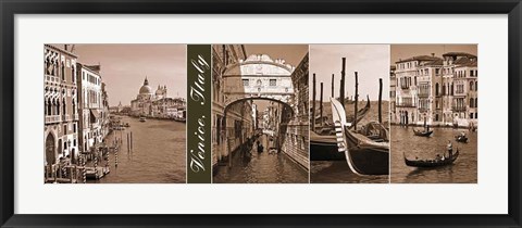 Framed Glimpse of Venice Print