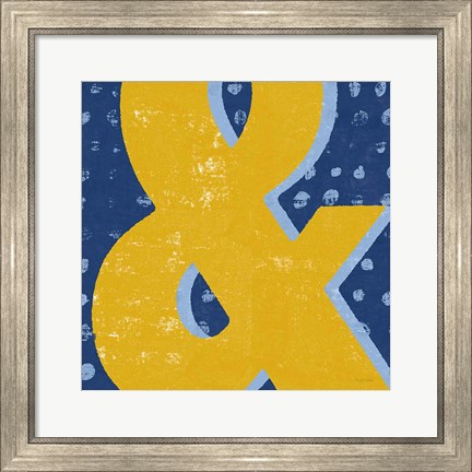 Framed Punctuated Square II Bright Print