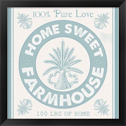 Framed Vintage Farmhouse I Print