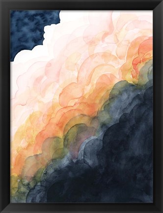 Framed Sunset Storm II Print