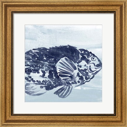 Framed Ocean Study VII Print