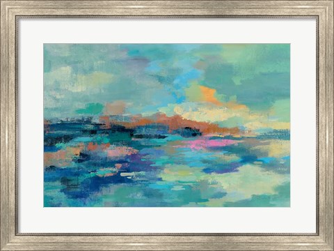 Framed Summer Seaside Print