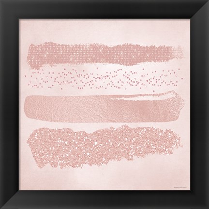 Framed Pink Glitter II Print