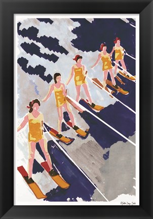 Framed Water Ski Show 1 Print