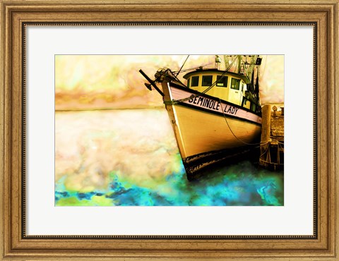 Framed Boat V Print