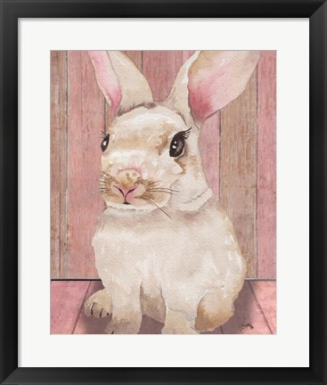 Framed Bunny III Print