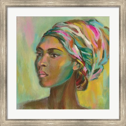 Framed African Woman II Print