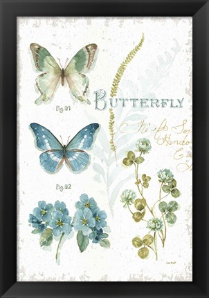 Framed My Greenhouse Botanical Butterfly Print