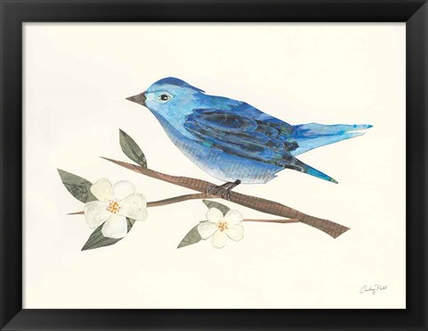 Framed Birds and Blossoms II Print