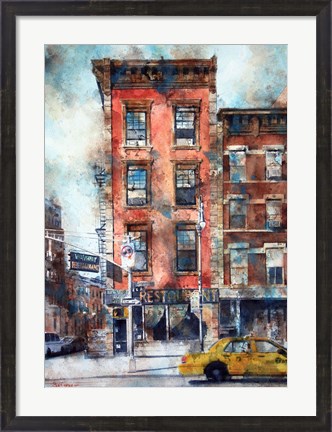 Framed Waverly Diner, NYC Print