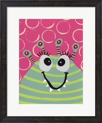 Framed Happy Creatures VII Print