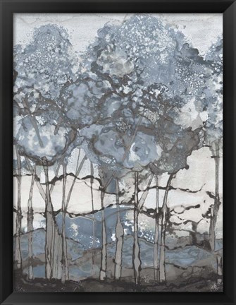 Framed Watercolor Forest II Print