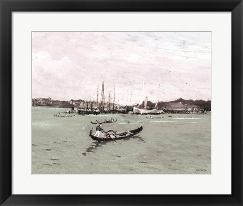 Framed Venice Gondola Print