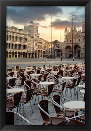 Framed Piazza San Marco Sunrise #8 Print