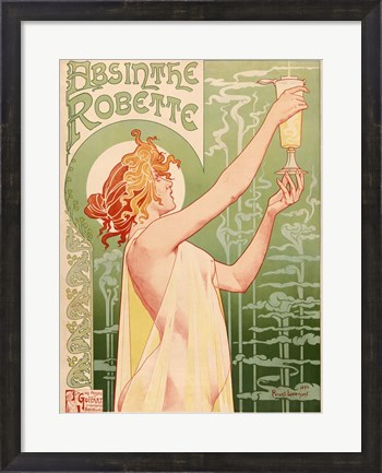 Framed Absinthe Robette, 1896 Print