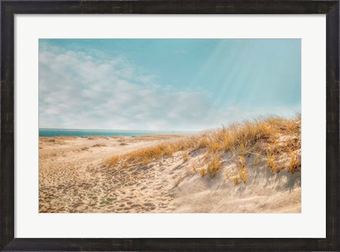 Framed Chatham Lighthouse Beach Print