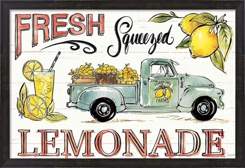 Framed Lemonade Stand I Print