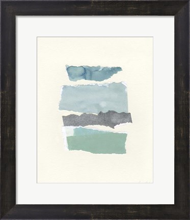 Framed Seaside Color Study II Print