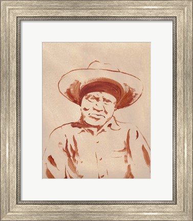 Framed Man of the West IV Print